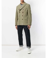 Junya Watanabe MAN Double Breasted Fitted Blazer