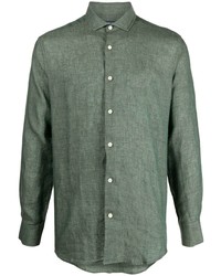 Frescobol Carioca Antonio Long Sleeve Linen Shirt