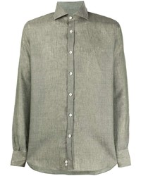 Canali Button Down Fitted Shirt