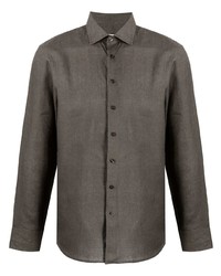 Etro Button Up Linen Shirt