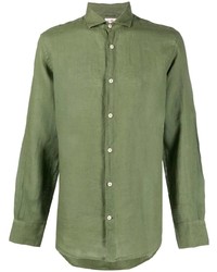 MC2 Saint Barth Linen Long Sleeve Shirt