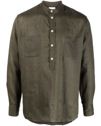 PT TORINO Long Sleeve Linen Shirt