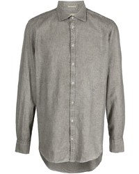 Massimo Alba Longsleeved Cotton Linen Shirt
