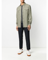 Brunello Cucinelli Military Chest Pocket Shirt