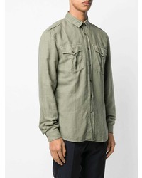 Brunello Cucinelli Military Chest Pocket Shirt