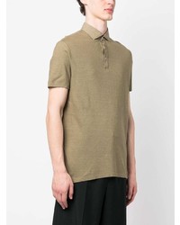 Altea Cotton Linen Shortsleeved Polo Shirt