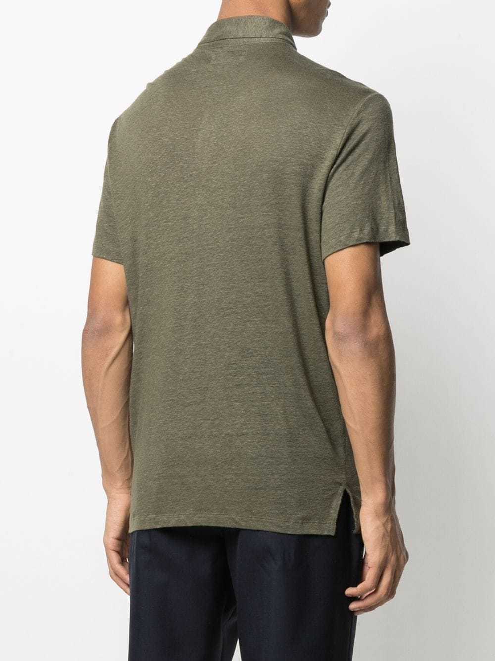 Officine Generale Linen Polo Shirt, $118 | farfetch.com | Lookastic