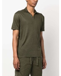 Orlebar Brown Plain Linen Polo Shirt