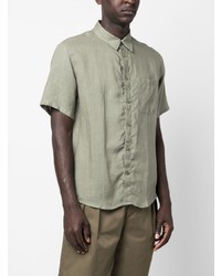 A.P.C. Short Sleeve Linen Shirt
