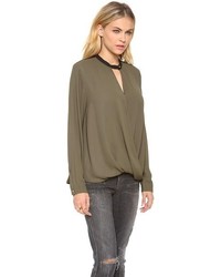 And B Long Sleeve Blouse