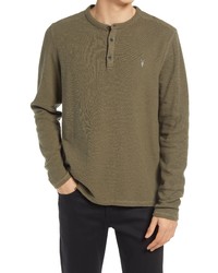 AllSaints Muse Long Sleeve Thermal Henley