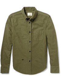 Band Of Outsiders Button Down Collar Cotton Oxford Shirt