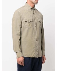 Brunello Cucinelli Button Up Flap Pockets Shirt
