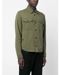 MONCLER GRENOBLE Button Up Jersey Shirt