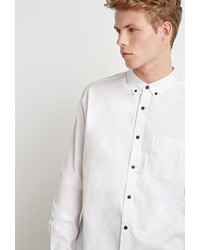 Forever 21 Classic Button Collar Shirt