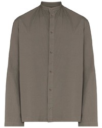 Lemaire Collarless Buttoned Shirt