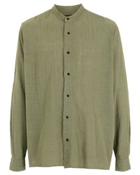 OSKLEN Collarless Buttoned Shirt
