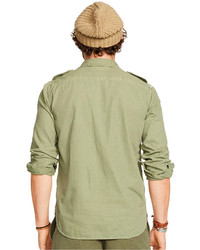 Denim & Supply Ralph Lauren Cotton Military Sport Shirt