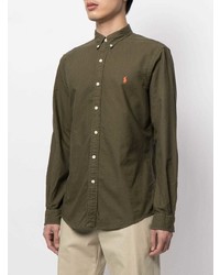 Polo Ralph Lauren Embroidered Pony Button Up Shirt