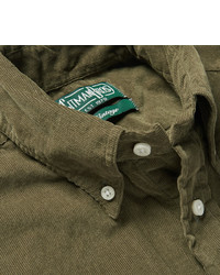 Gitman Brothers Gitman Vintage Button Down Collar Cotton Corduroy Shirt