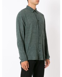 OSKLEN Grid Pattern Cotton Shirt