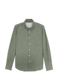 Steven Alan Jersey Lined Flannel Shirt