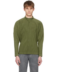 Homme Plissé Issey Miyake Khaki Monthly Color March Shirt