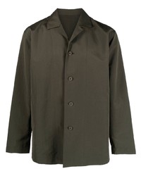 Homme Plissé Issey Miyake Long Sleeve Button Up Shirt