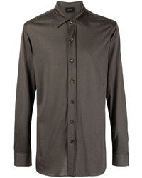 Brioni Long Sleeve Button Up Shirt