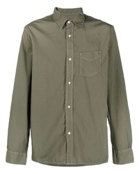 Officine Generale Long Sleeve Cotton Shirt