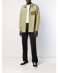Givenchy Panelled Button Up Shirt