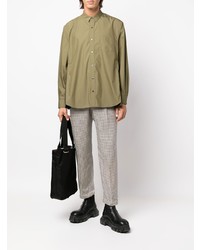 Sacai Patch Pocket Long Sleeve Shirt