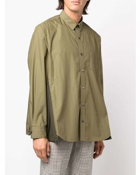 Sacai Patch Pocket Long Sleeve Shirt