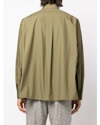 Sacai Patch Pocket Long Sleeve Shirt