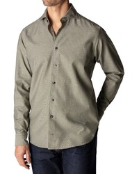 Eton Slim Fit Cotton Silk Button Up Shirt