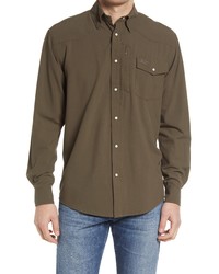 TEXAS STANDARD Western Snap Up Field Shirt In Guadalupe Green At Nordstrom