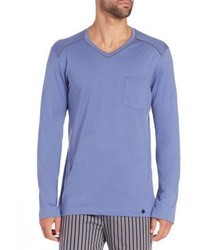 Hanro Alphonse Long Sleeved Cotton T Shirt
