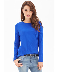 Forever 21 Contemporary Long Sleeved Jersey Tee