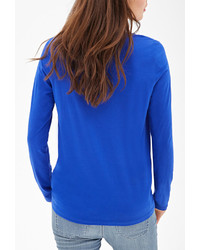 Forever 21 Contemporary Long Sleeved Jersey Tee