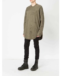 Julius Distressed Long Sleeve Top