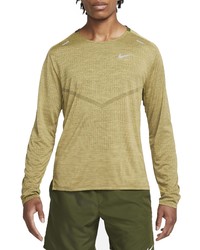 Nike Dri Fit Adv Techknit Ultra Long Sleeve Running T Shirt