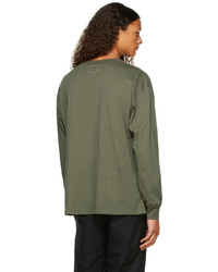 VISVIM Green Ultimate Jumbo Long Sleeve T Shirt