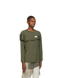 Feng Chen Wang Khaki 2 In 1 Long Sleeve T Shirt