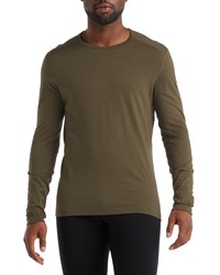 Icebreaker Oasis Long Sleeve Merino Wool Base Layer T Shirt