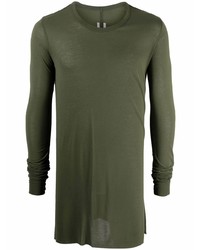 Rick Owens Slim Fit Long Sleeve T Shirt