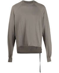 Rick Owens DRKSHDW Split Detail Long Sleeve T Shirt