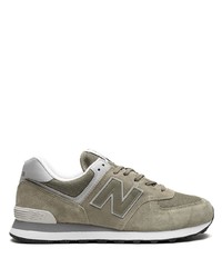 New Balance 574 Green Clay Low Top Sneakers