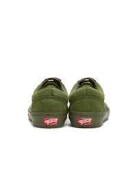 Vans Green Nubuck Old Skool Lx Sneakers