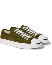 Converse Jack Purcell Ox Rubber Trimmed Corduroy Sneakers