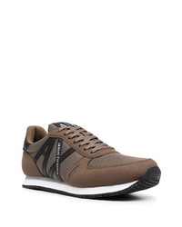 Armani Exchange Logo Patch Low Top Sneakers
